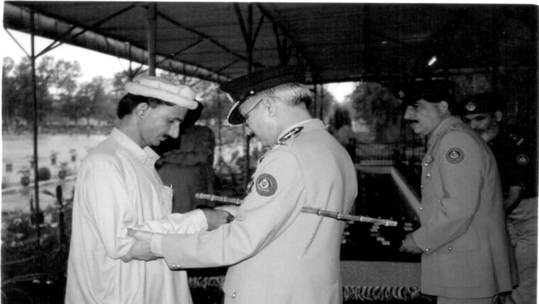 Presentation of awards, Police Training College Hangu