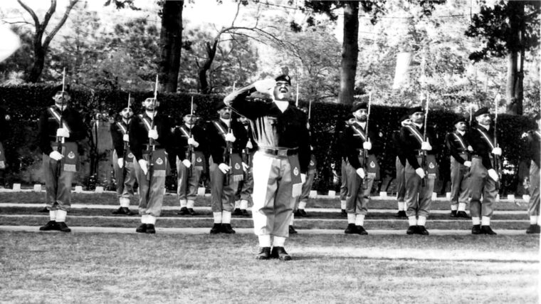 Marching past, Police Training College Hangu