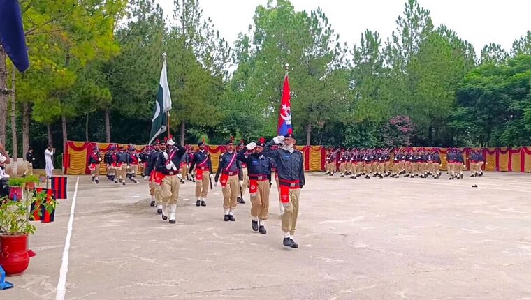 Passing Out Parade — Upper and Intermediate Courses, Police Training College Hangu