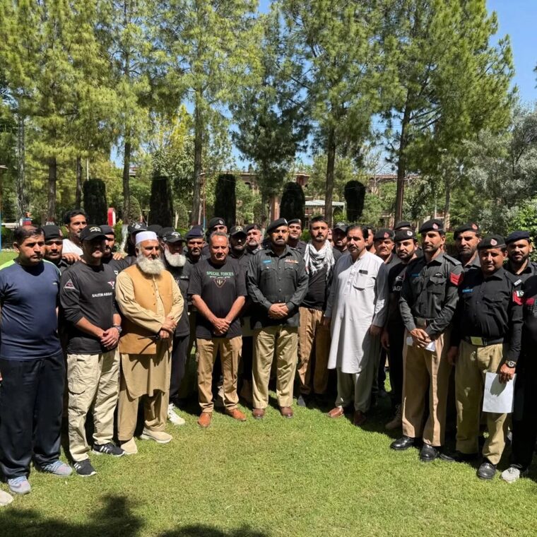 Heavy weapons training session concludes, Police Training College Hangu