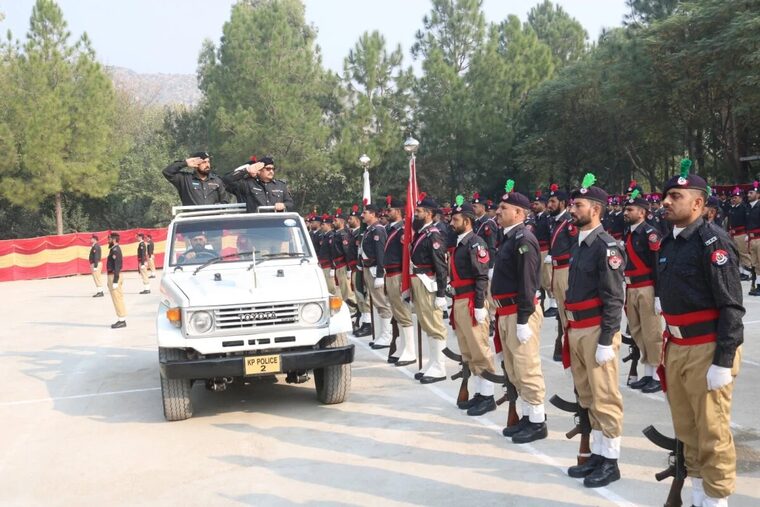 Passing Out Parade — Upper and Intermediate Courses, Police Training College Hangu