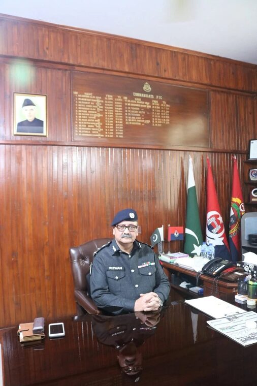DIG Rizwan Manzoor assumes charge as Commandant, Police Training College Hangu