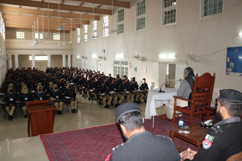Lecture hall in use during a course at the College